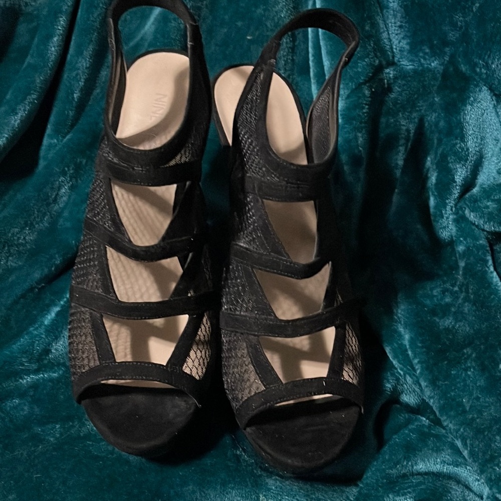 Black Nine West Stilettos